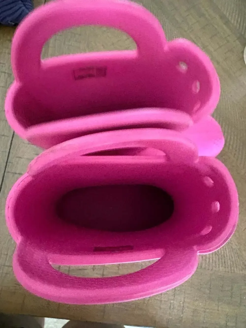Crocs Handle It Rain Boots Youth Size J3 Pink 12803